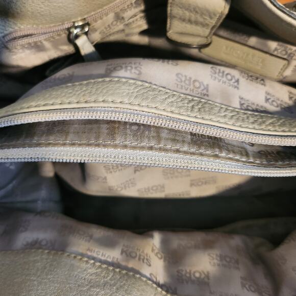 michael kors hamilton satchel gray - Picture 15 of 15